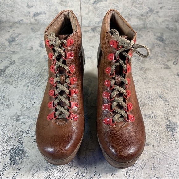 Antelope 808 Leather and Suede Platform Bootie - Picture 4 of 13